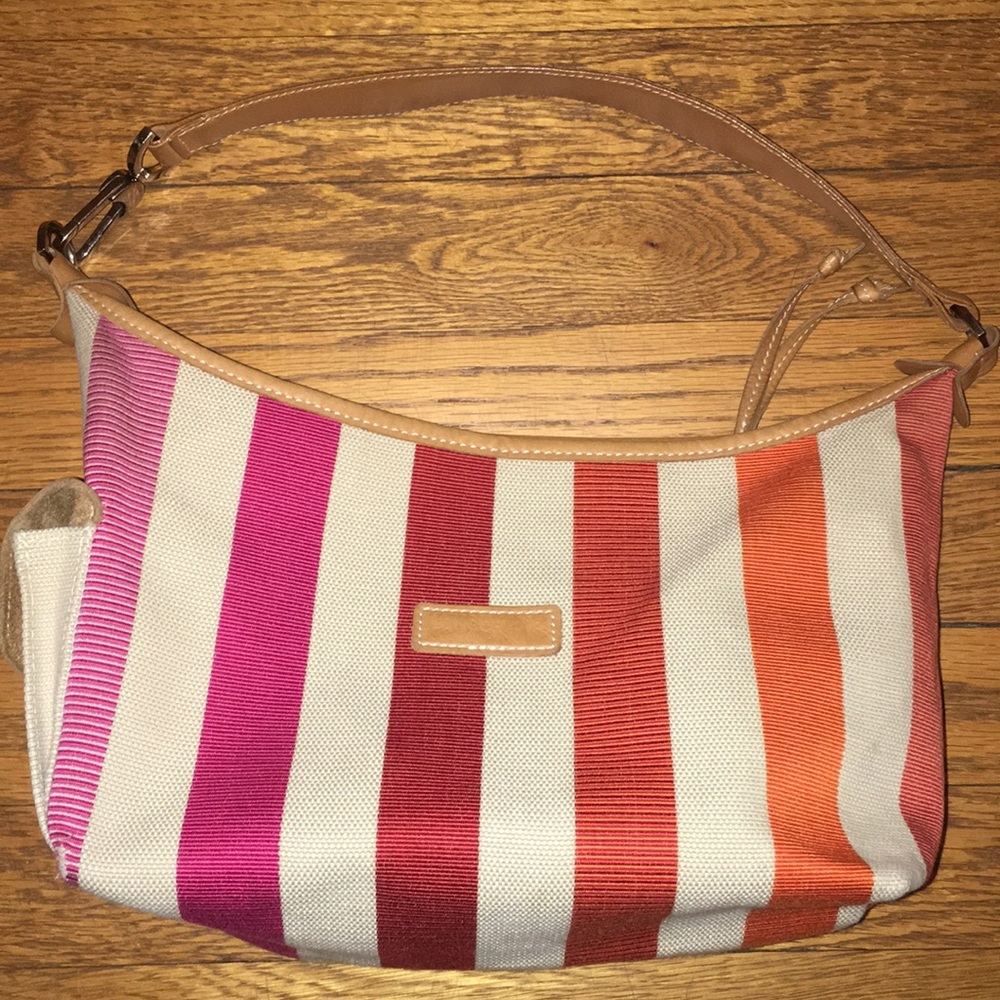 Longchamp striped purse